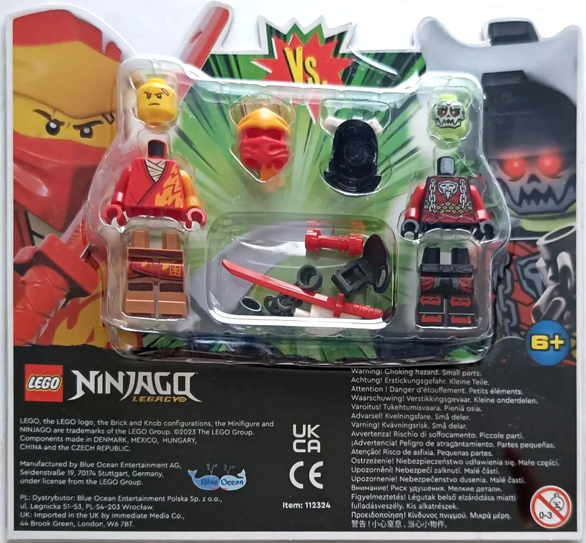 LEGO Ninjago 112324 Kai vs. Skeleton King set