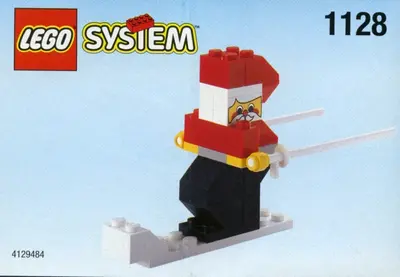 LEGO Seasonal 1128 Skiing Santa set