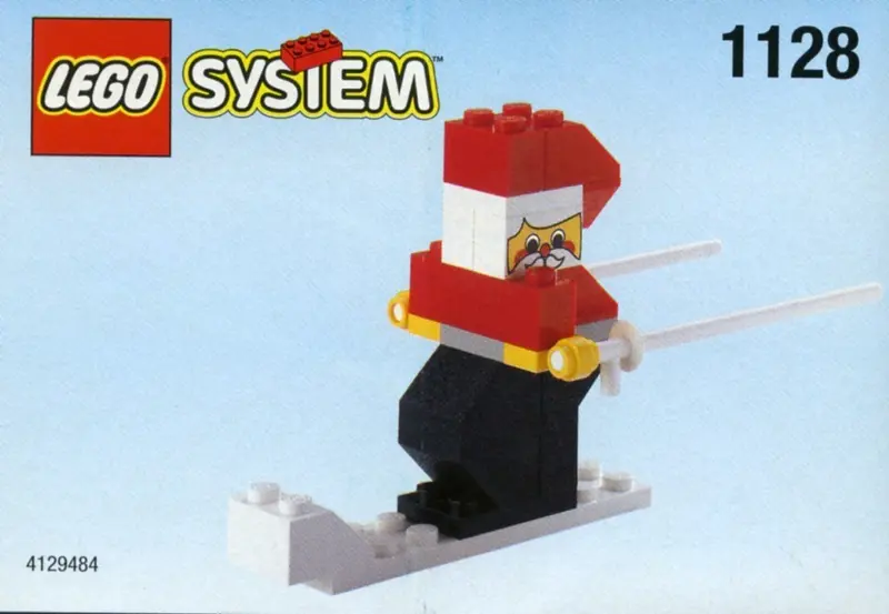 LEGO Seasonal 1128 Skiing Santa set