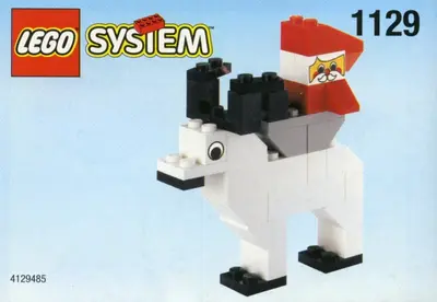 LEGO Seasonal 1129 Santa on Reindeer set