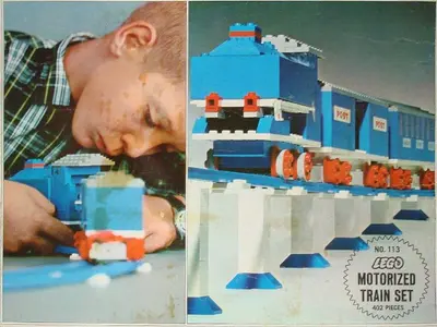LEGO Samsonite 113 Motorized Train Set set
