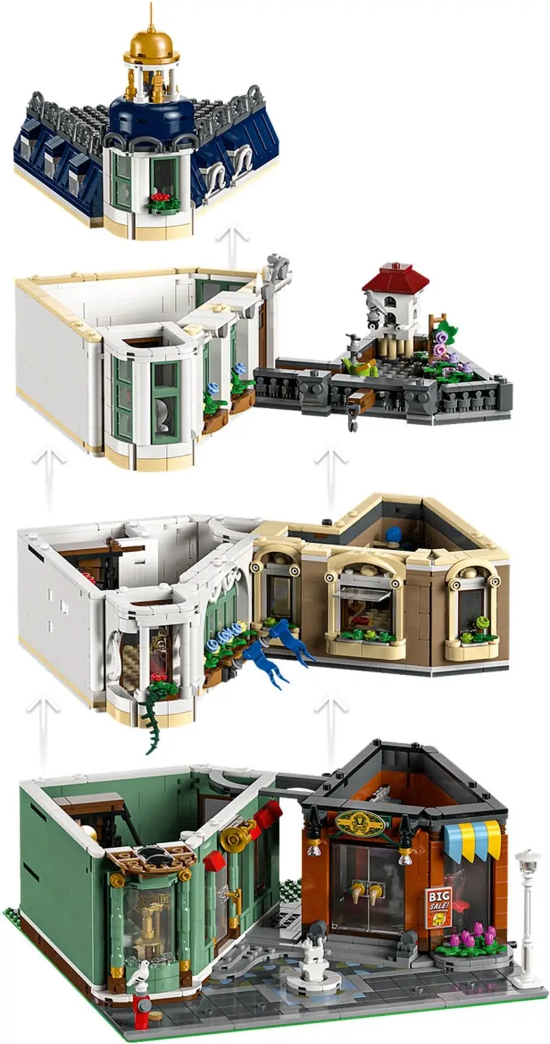 LEGO Icons 11371 Shopping Street set, image 16