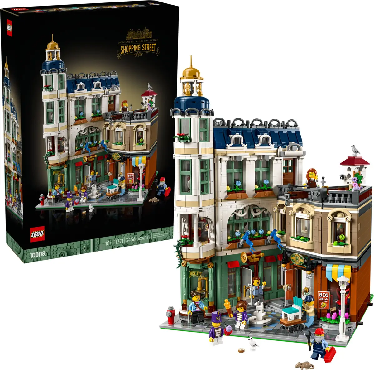 LEGO Icons 11371 Shopping Street set, image 5