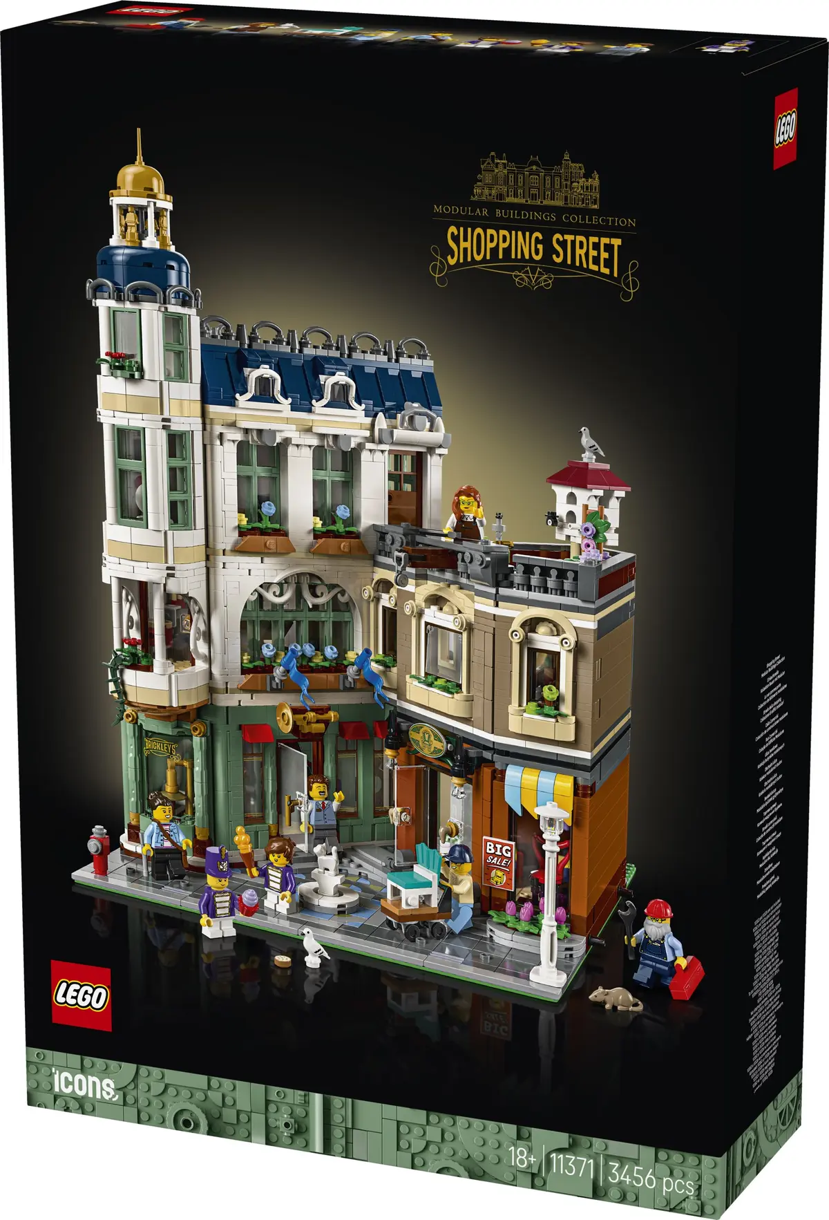 LEGO Icons 11371 Shopping Street set, image 2
