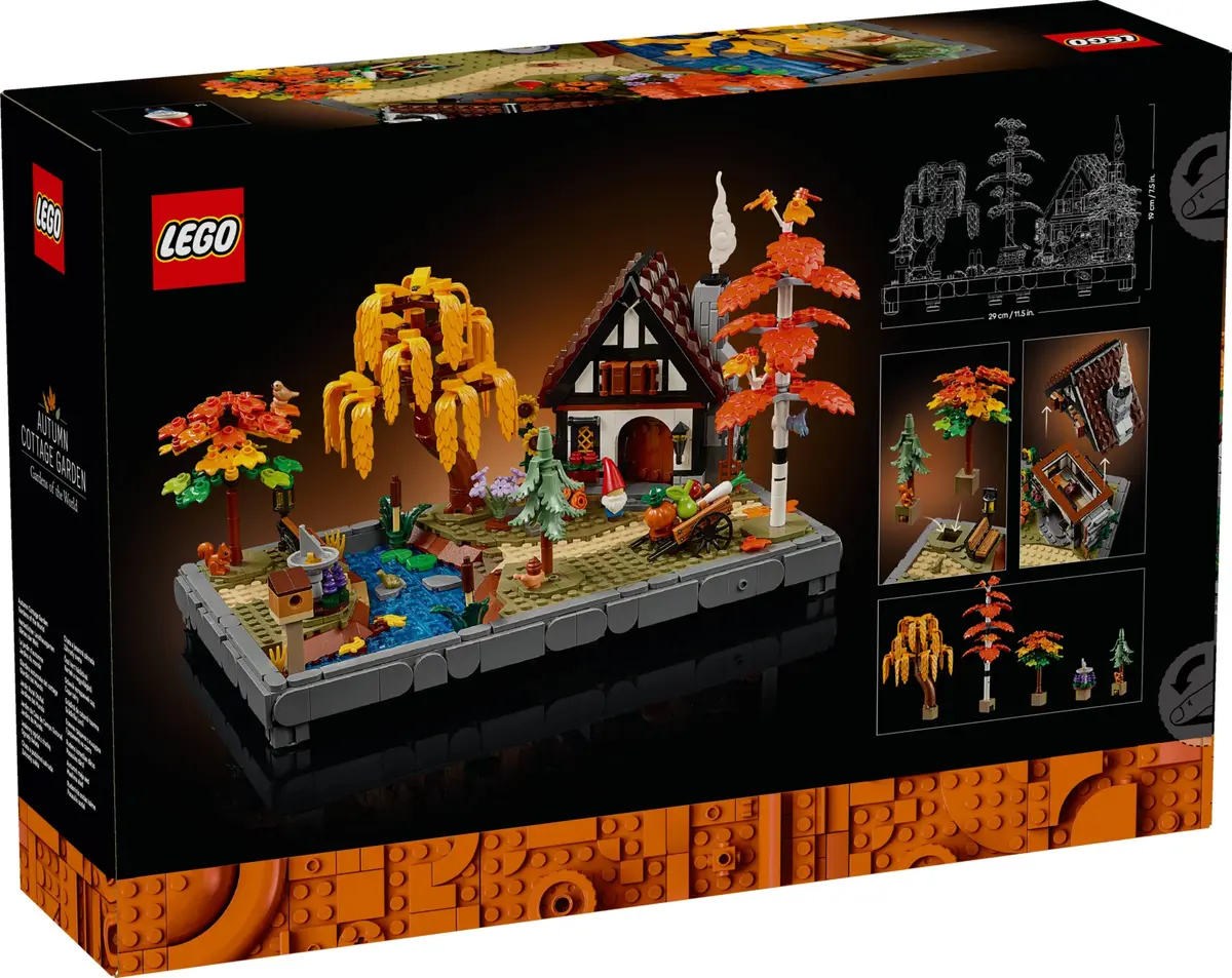 LEGO Icons 11372 Autumn Cottage Garden set, image 3