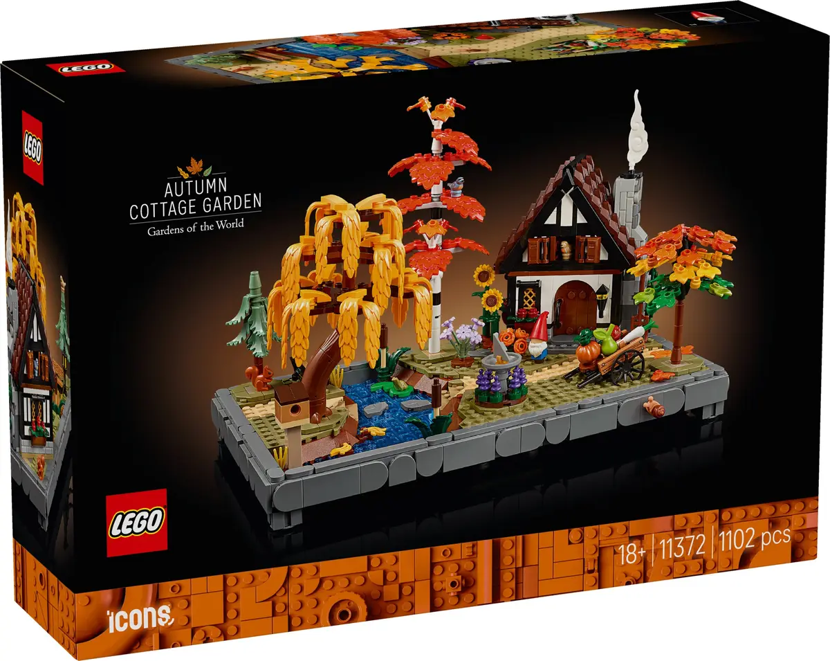 LEGO Icons 11372 Autumn Cottage Garden set, image 2