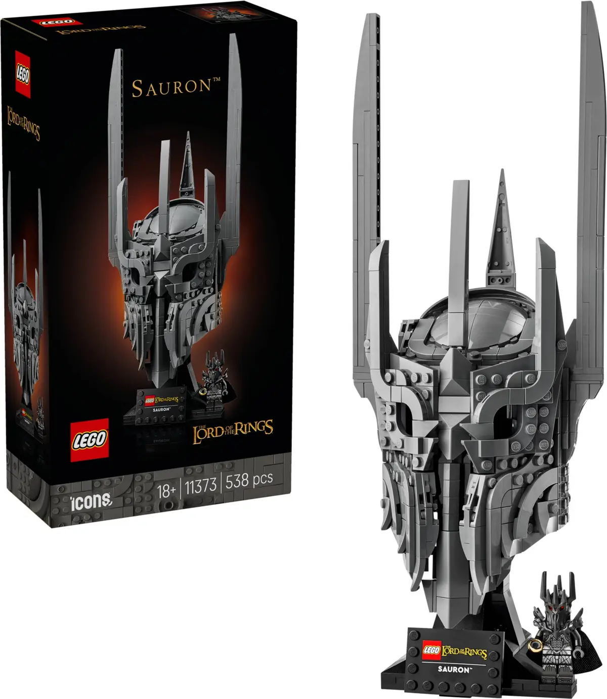 LEGO Icons 11373 The Lord of the Rings: Sauron's Helmet set, image 3