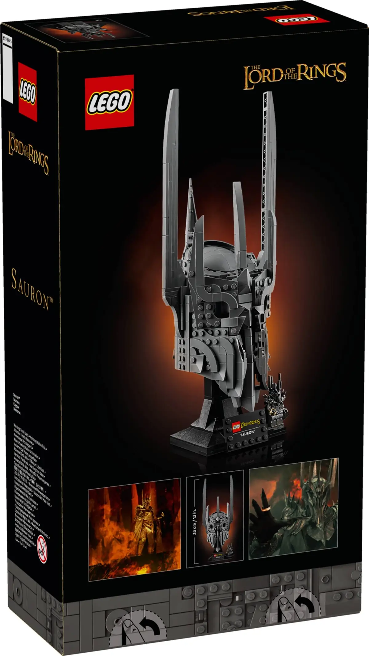 LEGO Icons 11373 The Lord of the Rings: Sauron's Helmet set, image 2
