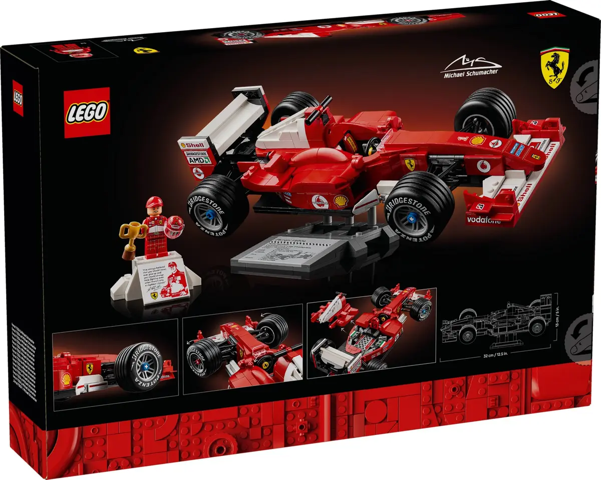 LEGO Icons 11375 Ferrari F2004 & Michael Schumacher set, image 3