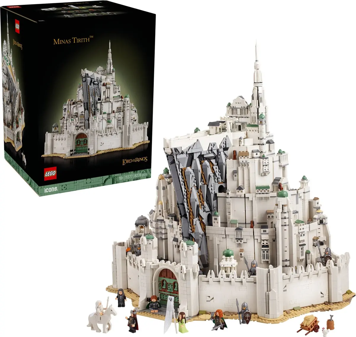 LEGO Icons 11377 The Lord of the Rings: Minas Tirith set, image 4