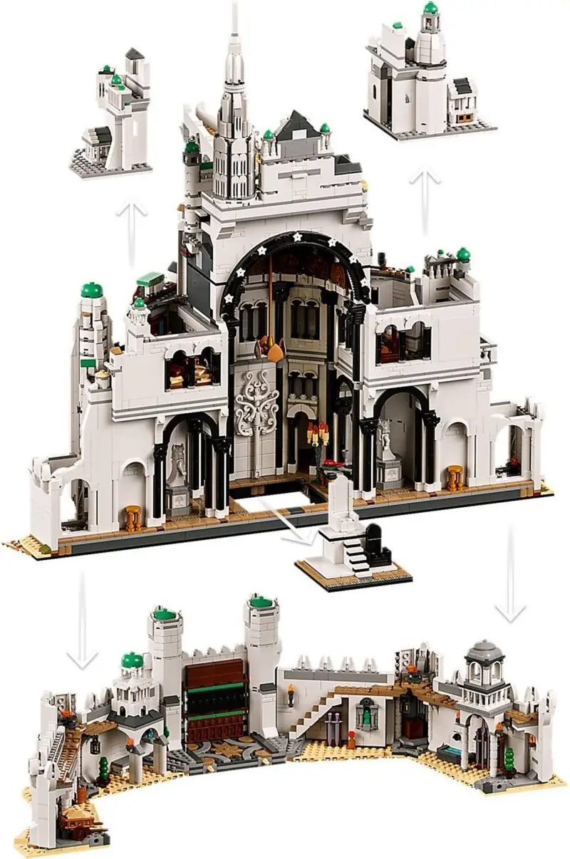 LEGO Icons 11377 The Lord of the Rings: Minas Tirith set, image 24
