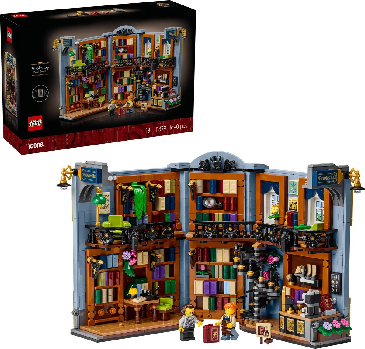 LEGO Icons 11379 Bookshop: Book Nook set, image 4