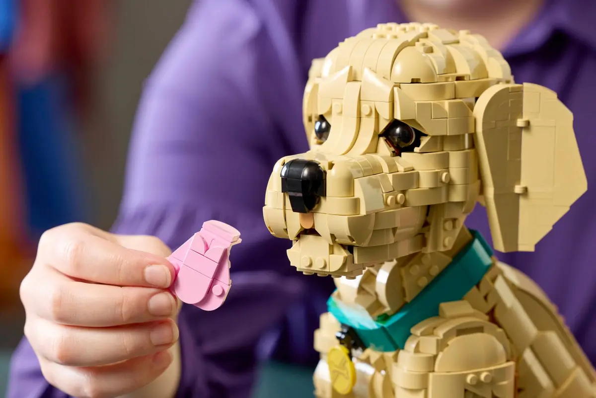 LEGO Icons 11384 Golden Retriever Puppy set, image 6