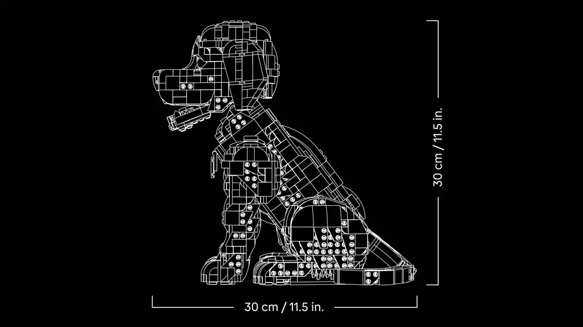 LEGO Icons 11384 Golden Retriever Puppy set, image 18