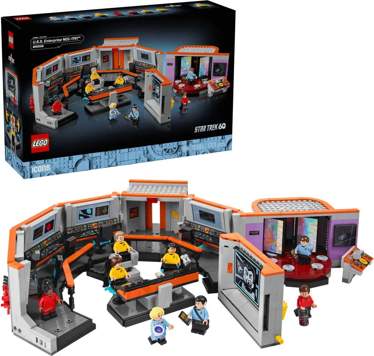 LEGO Icons 11385 Star Trek: U.S.S. Enterprise NCC-1701 Bridge set, image 4
