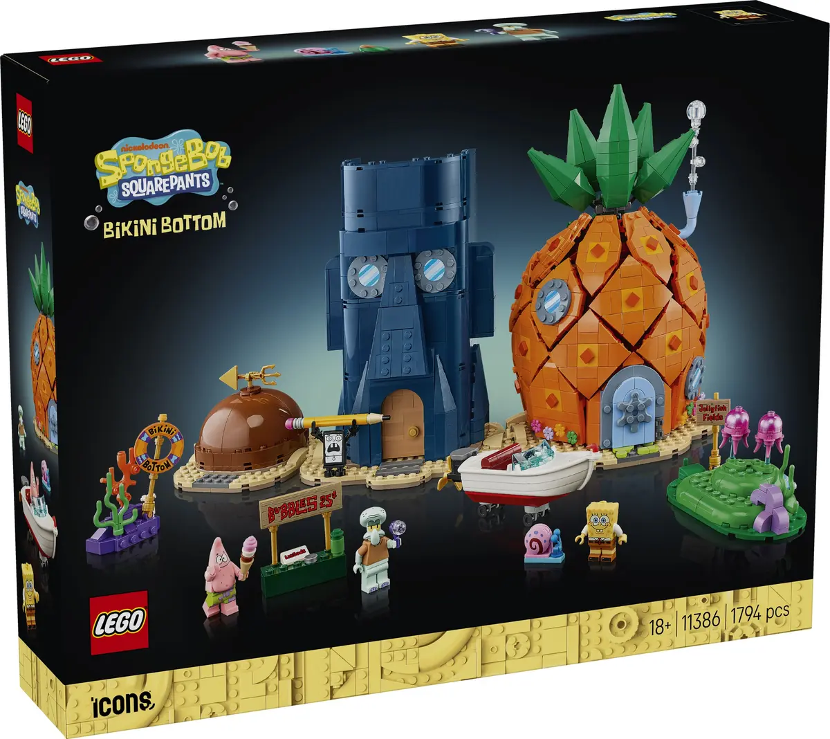 LEGO Icons 11386 SpongeBob SquarePants: Bikini Bottom set, image 2
