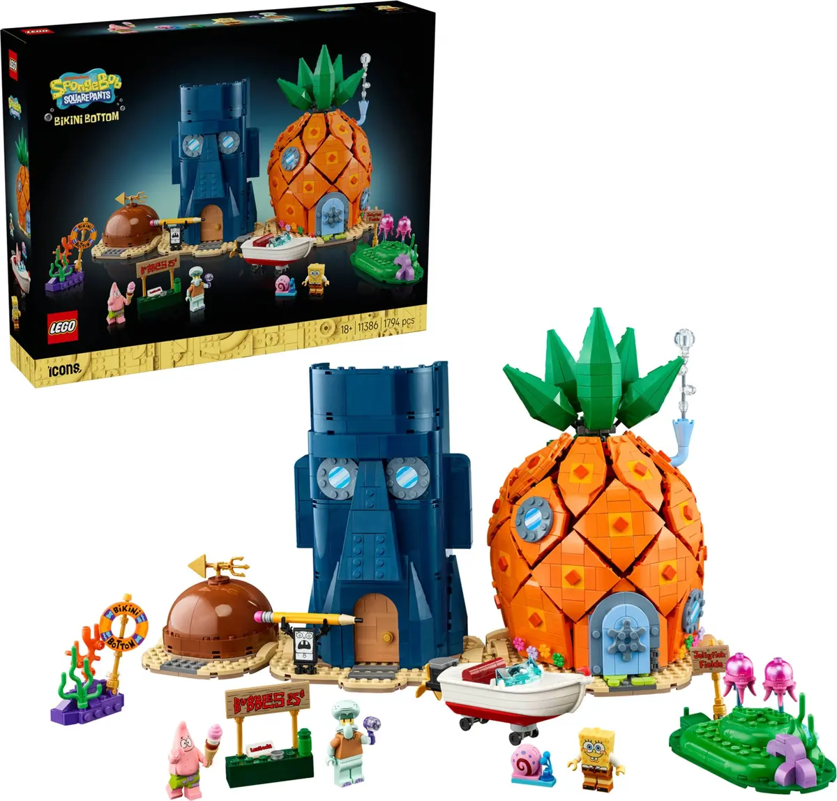 LEGO Icons 11386 SpongeBob SquarePants: Bikini Bottom set, image 4