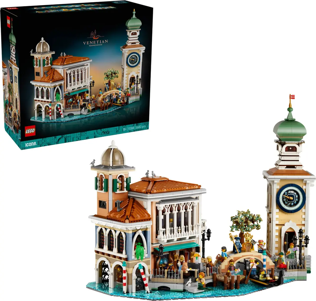 LEGO Icons 11388 Venetian Neighbourhood set, image 3