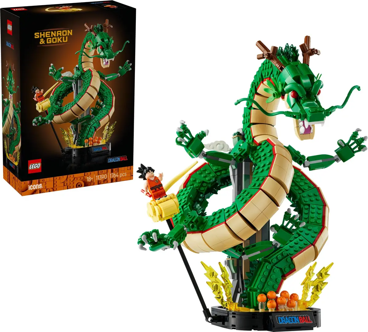 LEGO Icons 11390 Dragon Ball: Shenron & Goku set, image 3