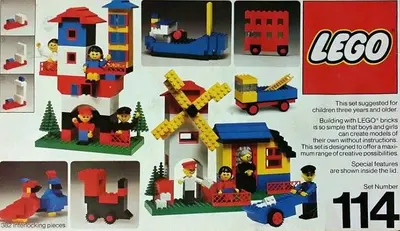 LEGO Universal Building Set 114 Building Set, 3+ set