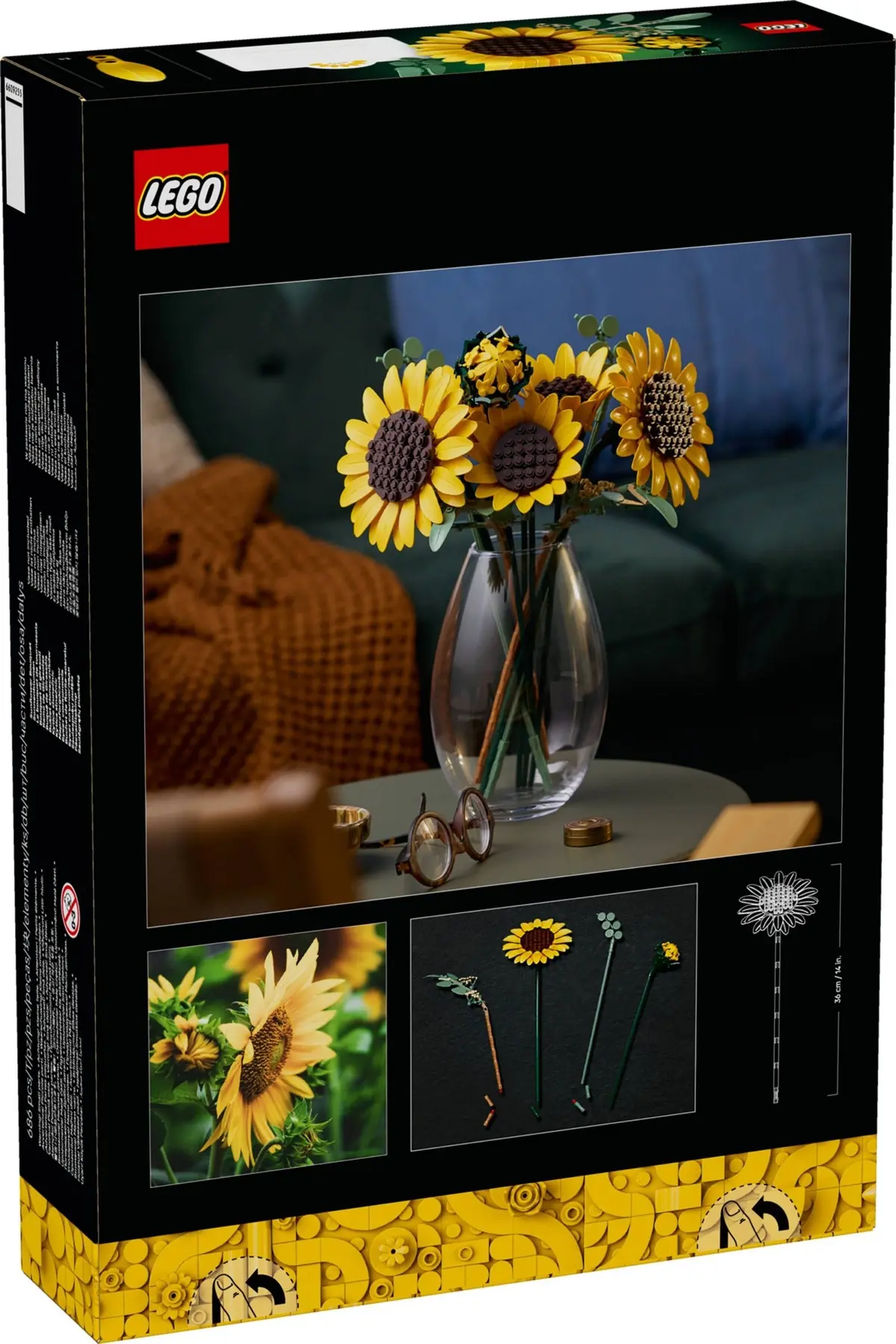LEGO Botanicals 11502 Sunflower Bouquet set, image 3