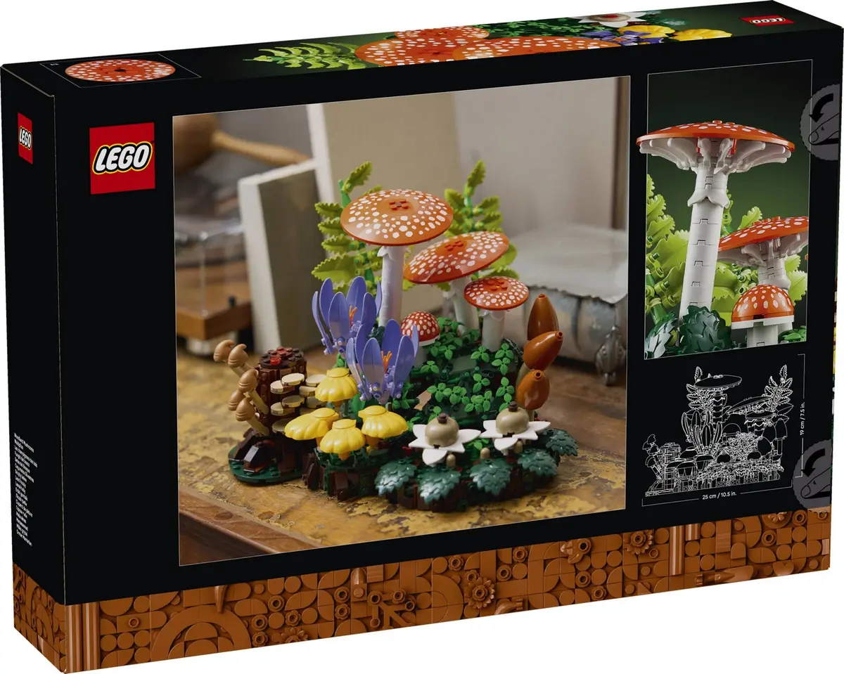 LEGO Botanicals 11505 Woodland Mushrooms set, image 3