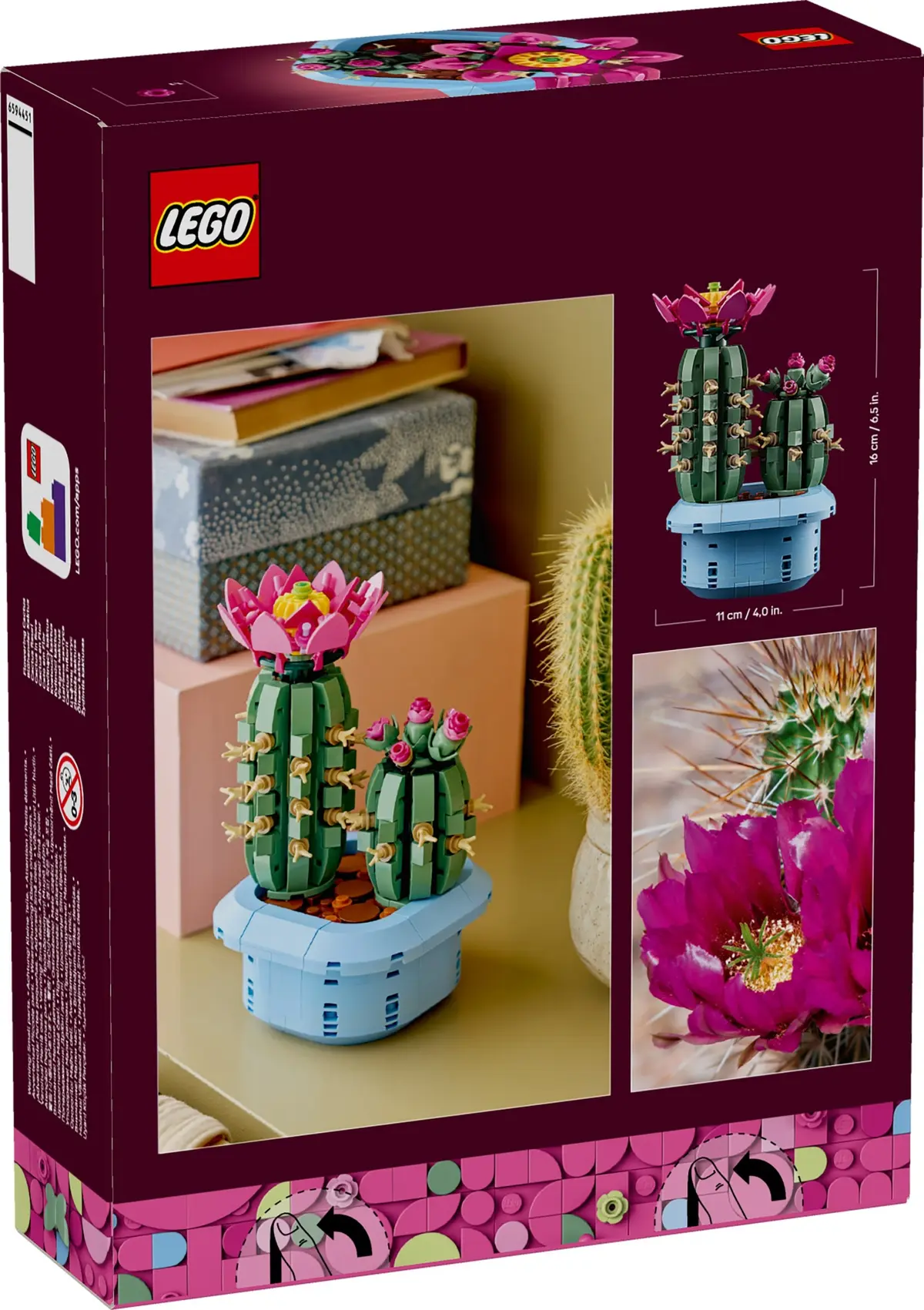 LEGO Botanicals 11509 Flowering Cactus set, image 5