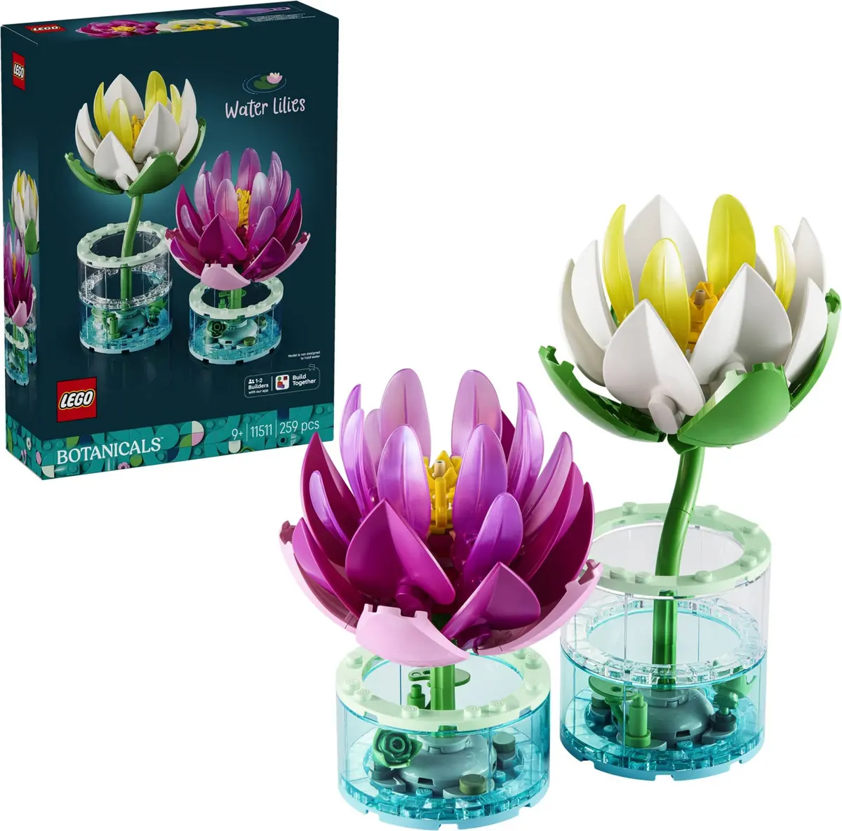 LEGO Botanicals 11511 Water Lilies set, image 4