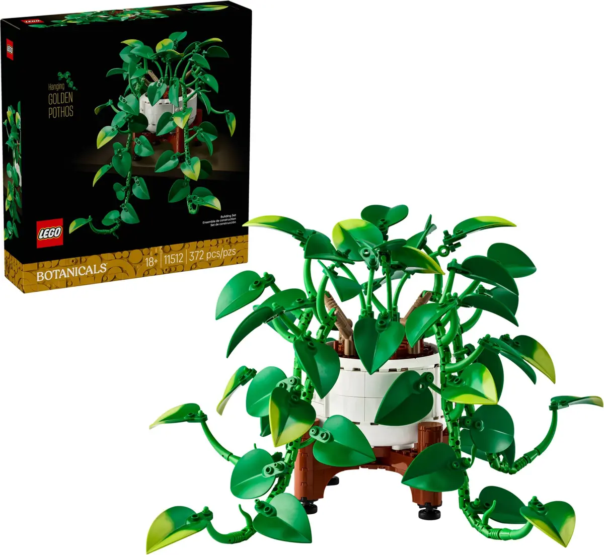 LEGO Botanicals 11512 Hanging Golden Pothos set, image 5