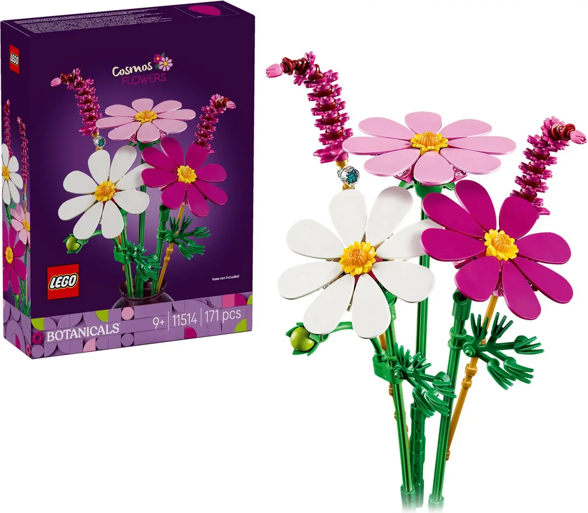 LEGO Botanicals 11514 Cosmos Flowers set, image 4