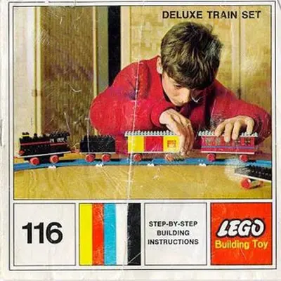 LEGO Samsonite 116 Deluxe Motorized Train Set set, image 3