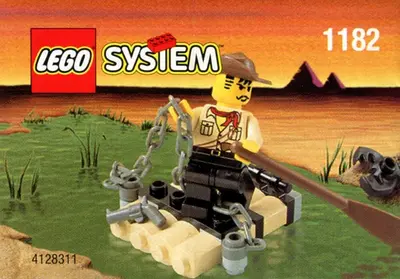 LEGO Adventurers 1182 Adventurers Raft set