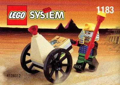 LEGO Adventurers 1183 Mummy and Cart set