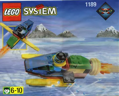LEGO Town 1189 Rocket Boat set