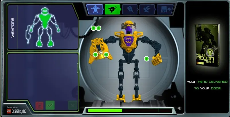 LEGO HERO Factory 11995 HERO Recon Team set, image 2