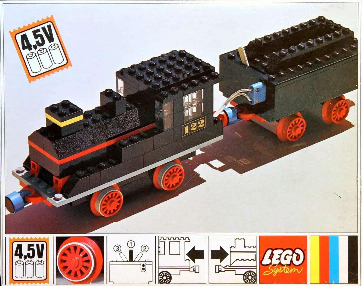 LEGO Trains 122 Loco and Tender set