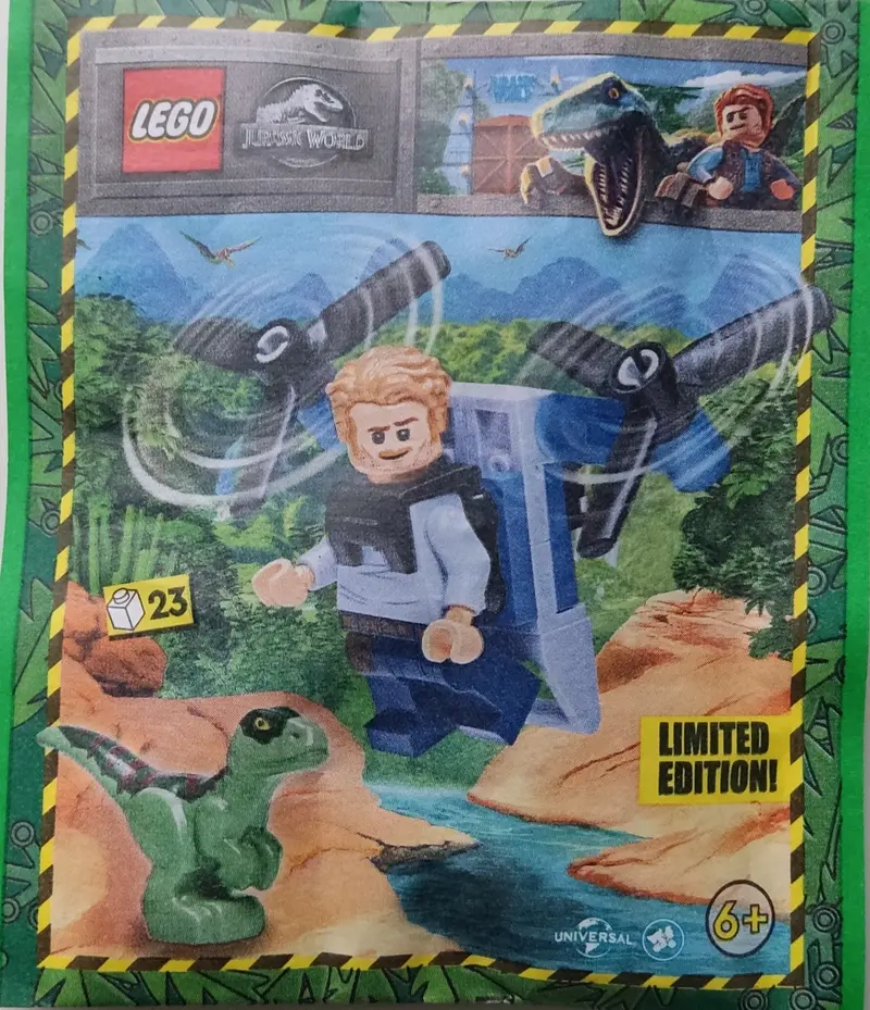 LEGO Jurassic World 122328 Owen with Jetpack set