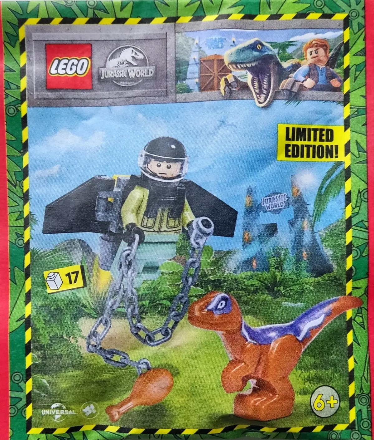 LEGO Jurassic World 122332 Jetpack-Ranger & Raptor set
