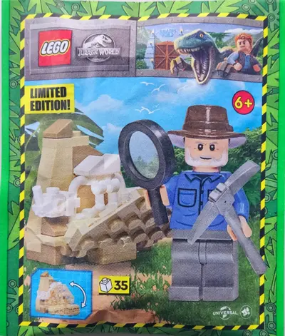 LEGO Jurassic World 122334 Alan with Dino Skeleton set