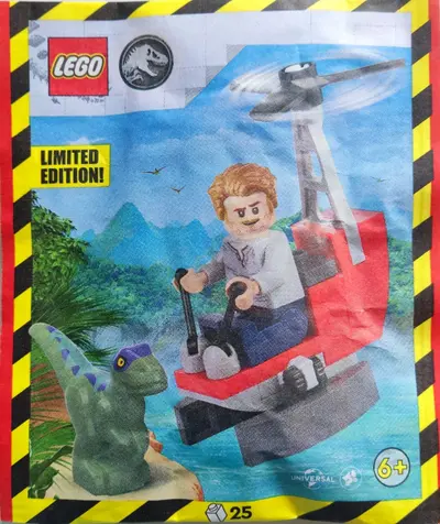 LEGO Jurassic World 122403 Owen with Helicopter set