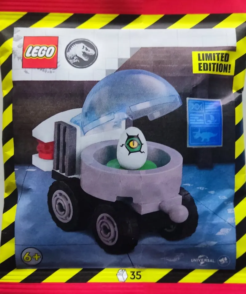 LEGO Jurassic World 122407 Mobile Incubator with Egg set