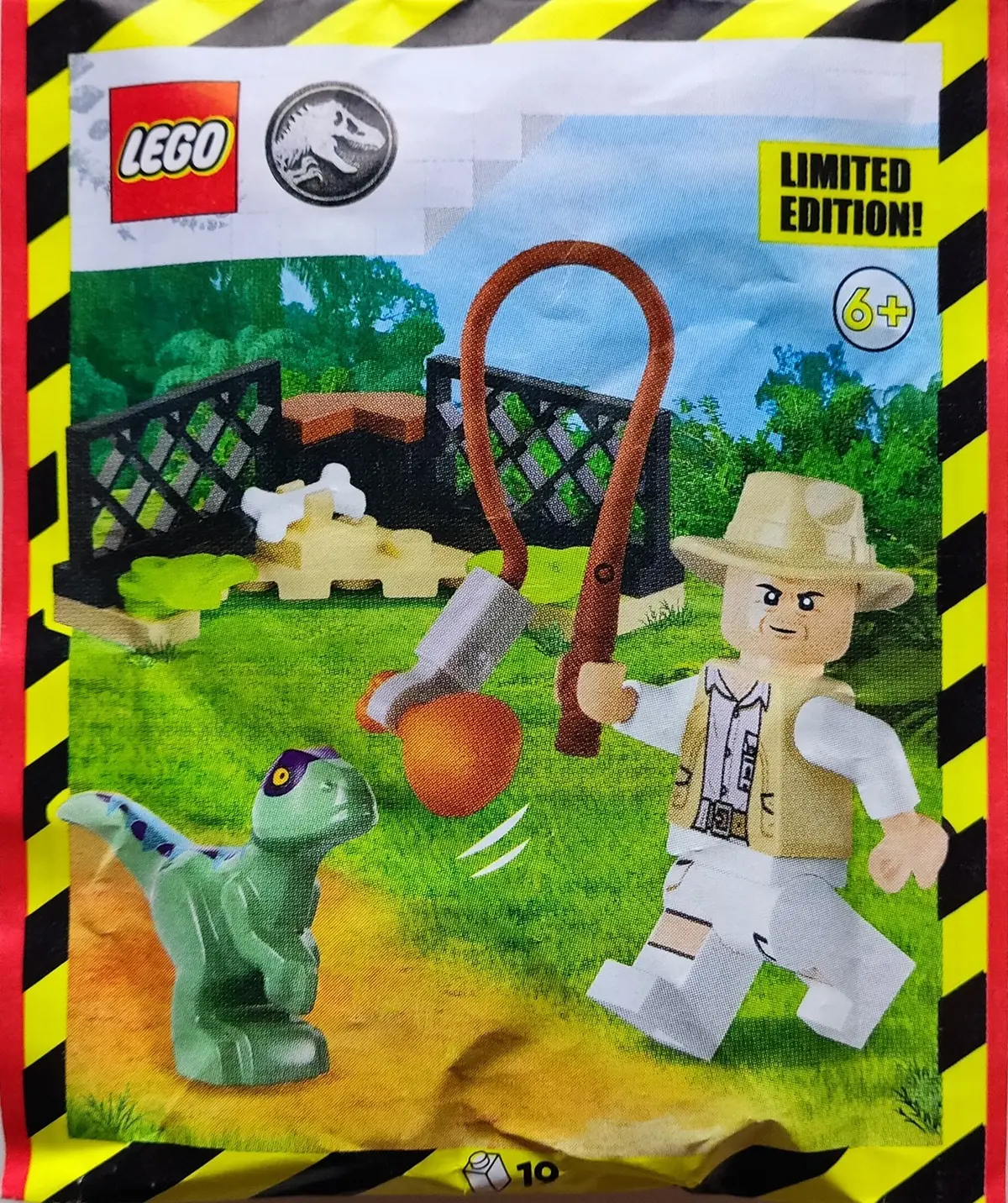 LEGO Jurassic World 122409 Robert Muldoon and Raptor set