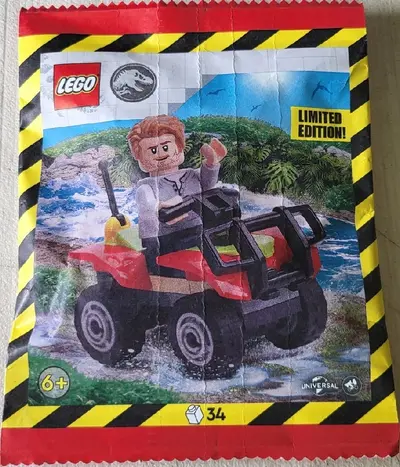 LEGO Jurassic World 122503 Owen with Quad bike set
