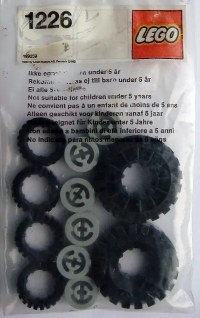 LEGO Service Packs 1226 Tractor wheels and tyres set