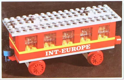 LEGO Trains 123 Passenger Coach set