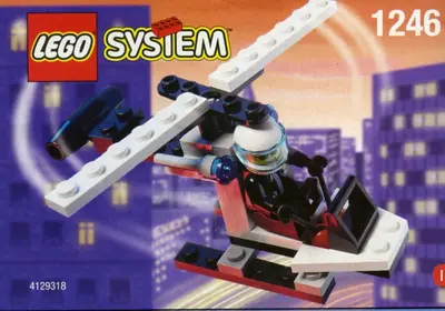 LEGO Town 1246 Police Helicopter set