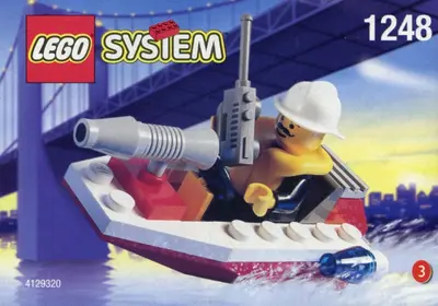 LEGO Town 1248 Fire Boat set