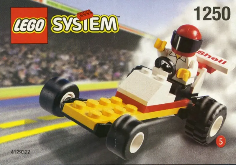 LEGO Town 1250 Dragster set