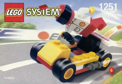 LEGO Town 1251 Go-Cart set