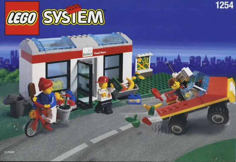 LEGO Town 1254 Shell Convenience Store set